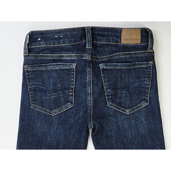 American Eagle Outfitters Size 0 X-Short Womens 36" Inseam Skinny Kick Stretch - Picture 12 of 13